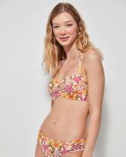 Haut de bikini bandeau multicolore