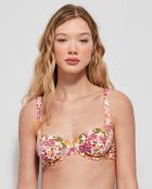 Haut de bikini avec armatures multicolore