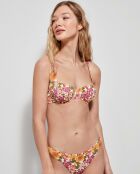 Haut de bikini avec armatures multicolore