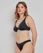 Haut de bikini grande taille bonnets C et D noir