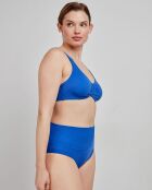 Haut de bikini sans mousse bleu