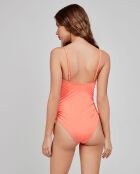 Maillot de bain sans armature couleur fluo rose