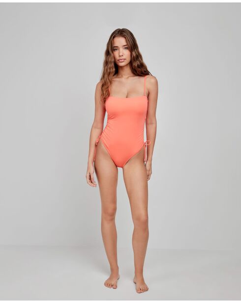 Maillot de bain sans armature couleur fluo rose