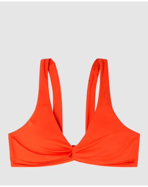 Haut de bikini sans armatures orange