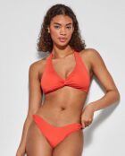 Haut de bikini sans armatures orange