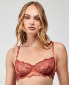 Soutien-gorge balconnet sans mousse chaudiaire orange