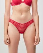 Culotte coupe V rouge