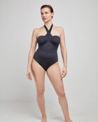 Maillot de bain imprimé tribal noir