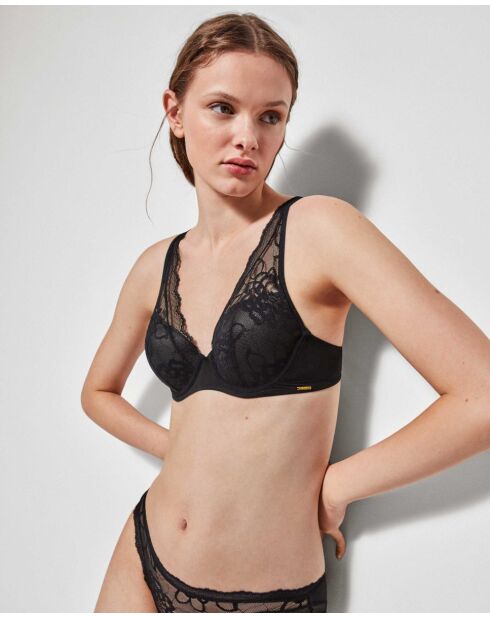 Soutien-gorge bralette avec armature noir
