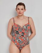 Maillot de bain sans armature multicolore