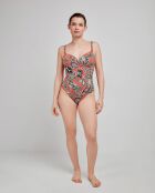 Maillot de bain sans armature multicolore