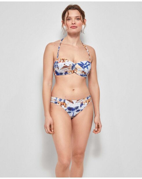 Haut de bikini bandeau multicolore