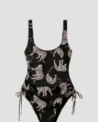 Maillot de bain ajustable multicolore