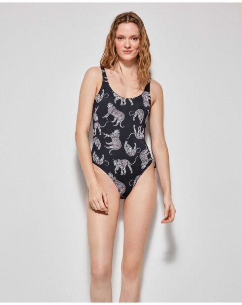 Maillot de bain ajustable multicolore