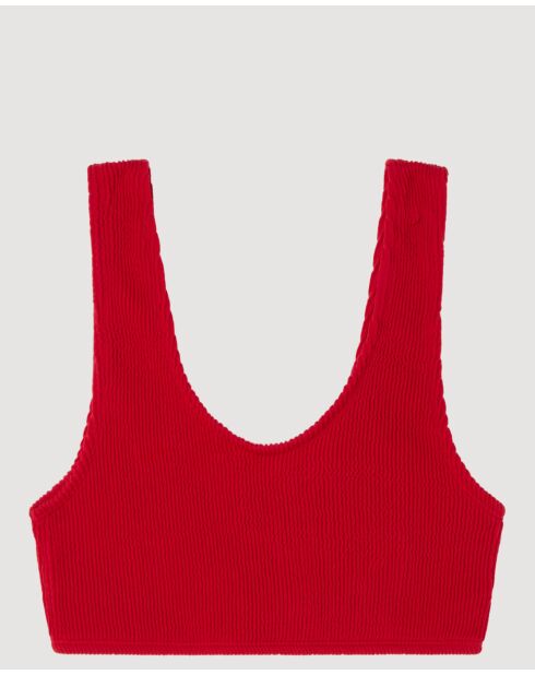 Haut de bikini one size rouge