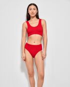 Haut de bikini one size rouge