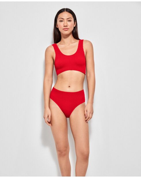 Haut de bikini one size rouge