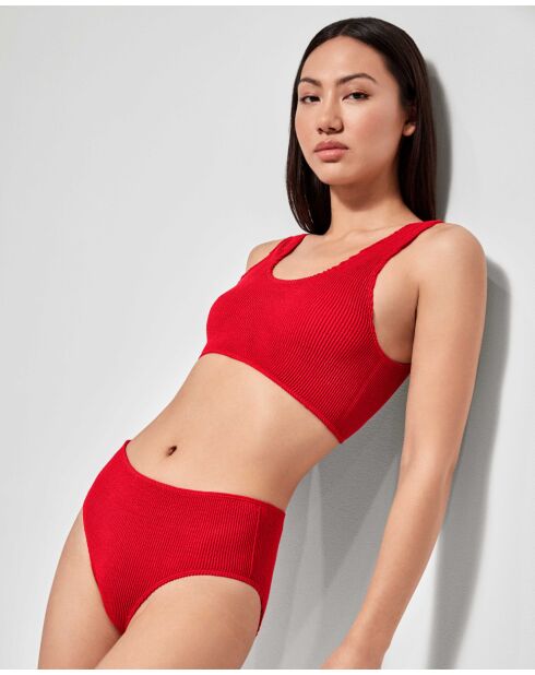 Haut de bikini one size rouge