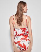 Maillot de bain sans armatures multicolore