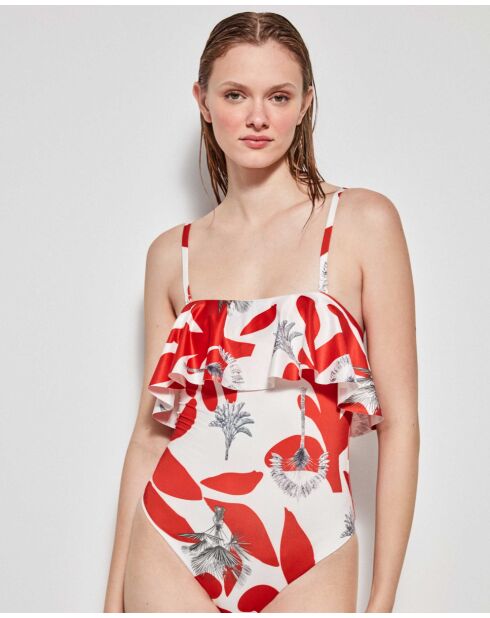 Maillot de bain sans armatures multicolore
