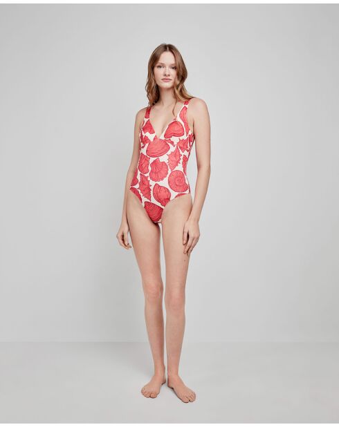 Maillot de bain high tech avec mousse amovible multicolore