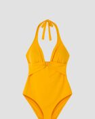 Maillot de bain sans armature moutarde