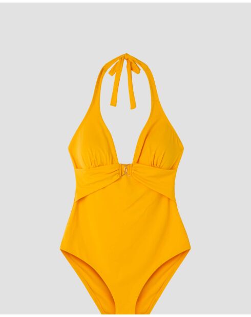 Maillot de bain sans armature moutarde