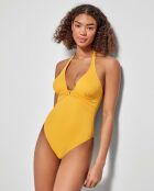 Maillot de bain sans armature moutarde