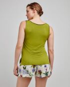 Short imprimé floral multicolore