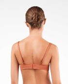 Soutien-gorge balconnet sans rembourrage marron - bonnet B