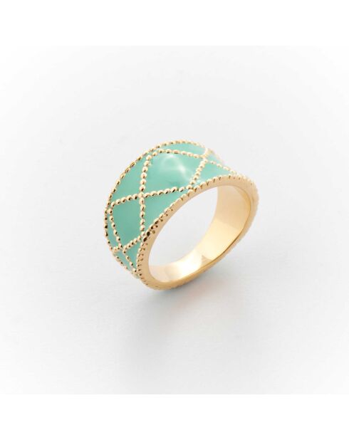 Gouden koperen ring R6779