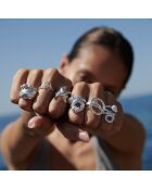 Anillo de plata R6679