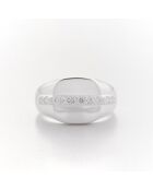 Silberring mit Zirkonoxid R6690