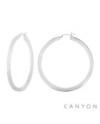 orecchini a cerchio in argento