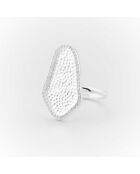 Silberring mit Zirkoniumoxid R6801