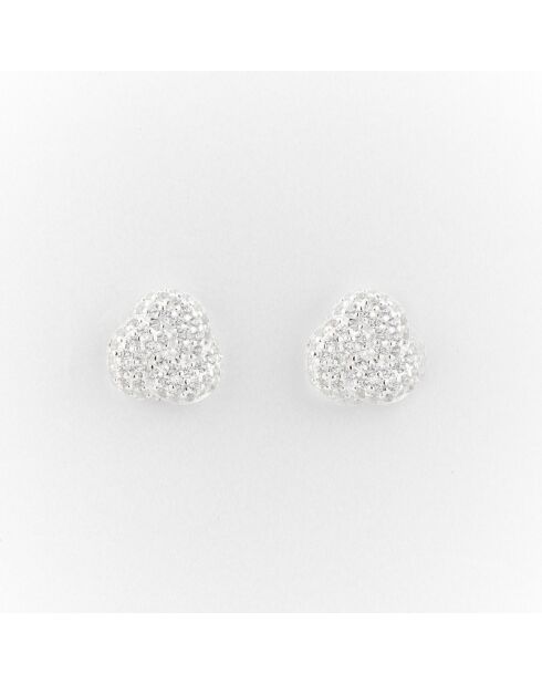 Ohrstecker aus Silber mit Zirkonoxid