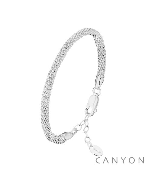 Pulsera de plata frambuesa