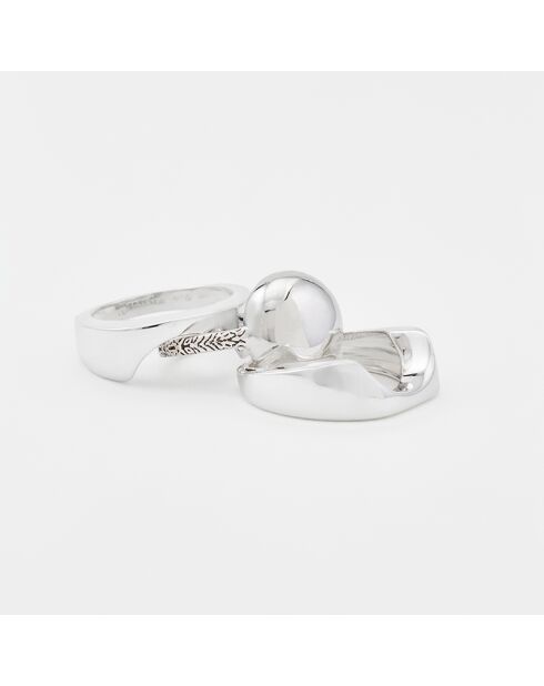 Anillo de plata R6278