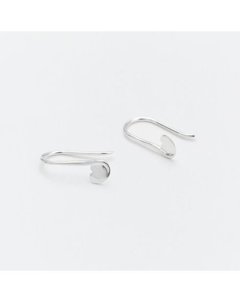 Bony zilveren oorbellen