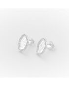 Ohrstecker aus Silber mit Zirkonoxid