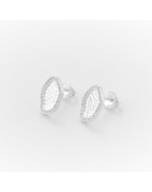 Ohrstecker aus Silber mit Zirkonoxid