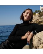 Silberarmband mit rechteckiger Gliederkette