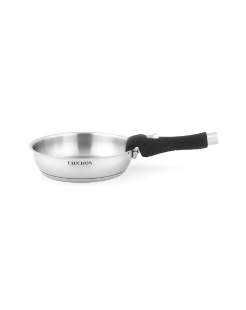 3 Poêles amovibles inox 18/8 induction - D.20/24/28 cm