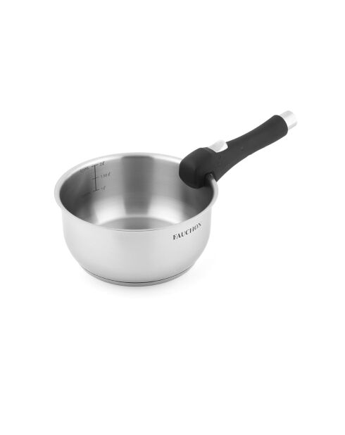 3 Casseroles amovibles inox 18/8 induction - D.16/18/20 cm