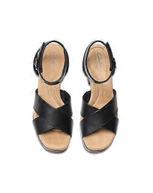 Sandalias negras Nerisa Pearl - Tacón de 7,5 cm