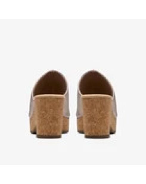 Sandales Nerisa Vine Taupe métallisé - Talon 7.5cm