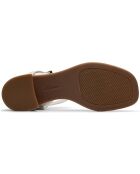 Sandalias Jaylan Ray de piel blanquecina - tacón de 5 cm