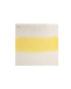 Tiefgefärbte gelbe Mini-Tischdecke aus Baumwolle - 100x100 cm