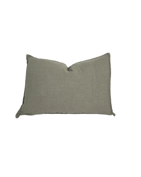 Kissenbezug aus Leinen, 50 x 70 cm, grün