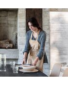 Delantal de esponja beige - 90 cm